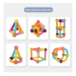 Juego Construccion Bloques Magneticos 64 Piezas Gigantes - Imagen 7