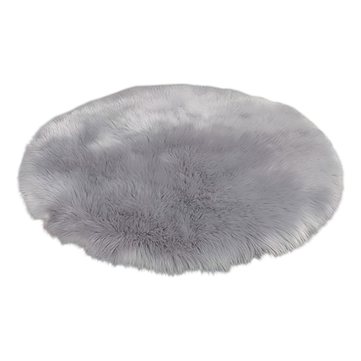 Alfombra Redonda Shaggy 90cm Premium Suave Moderna - Imagen 25