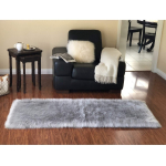 Alfombra Shaggy Decorativa Premium Rectangular Suave Moderna - Imagen 32