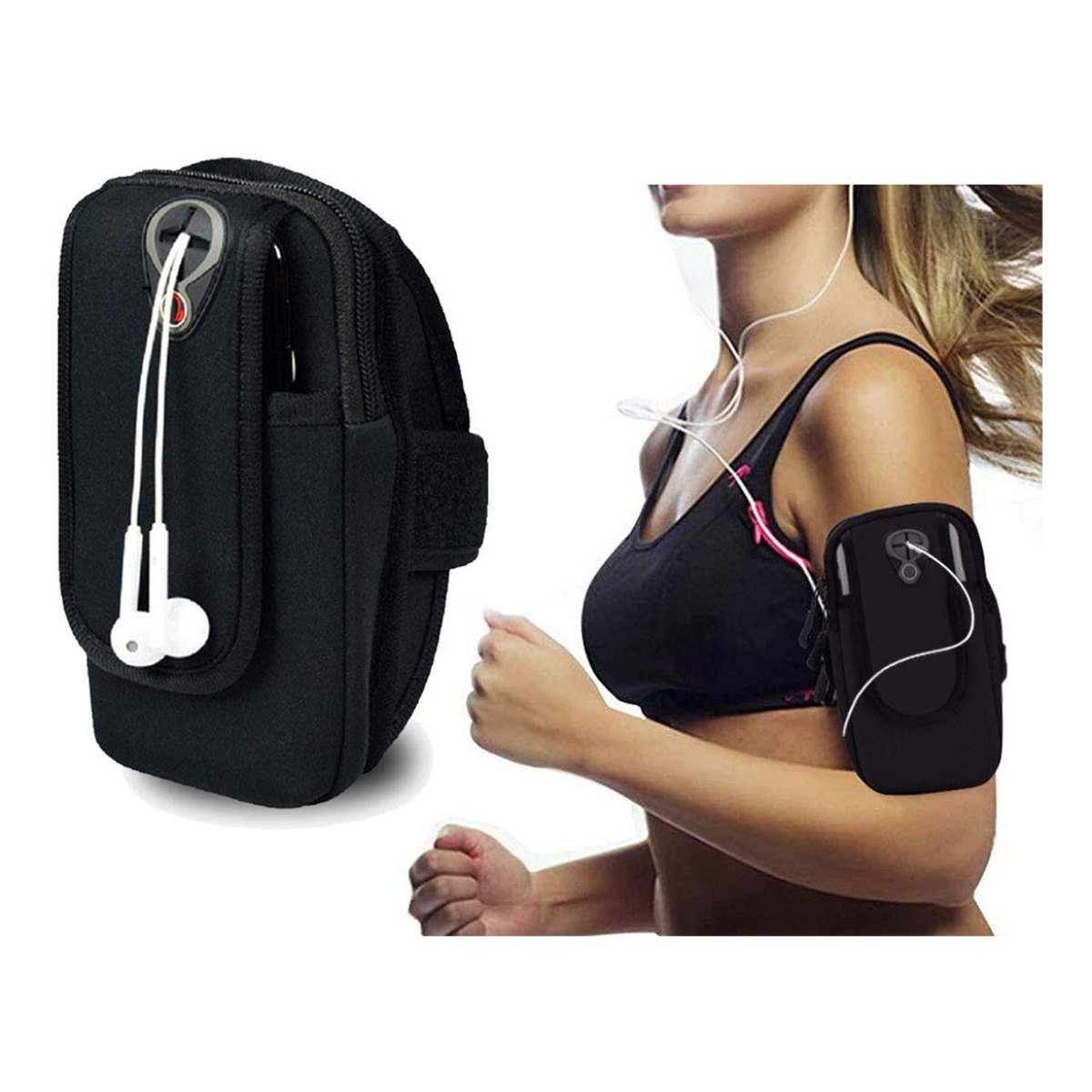 Brazalete Porta Celular P /brazo Running Impermeable Grande - Imagen 6