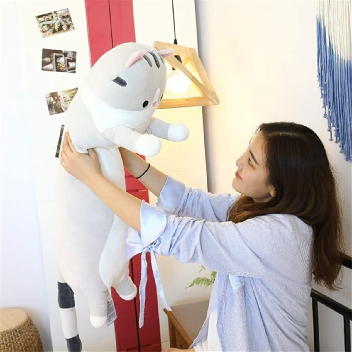 Almohadon Peluche En Felpa Gato Kawaii 110cm - Iluminaras - Imagen 11