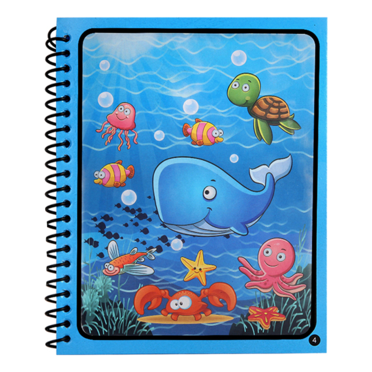 Libro Magico Colorea Con Agua Reutilizable Juguete Niños - Imagen 1