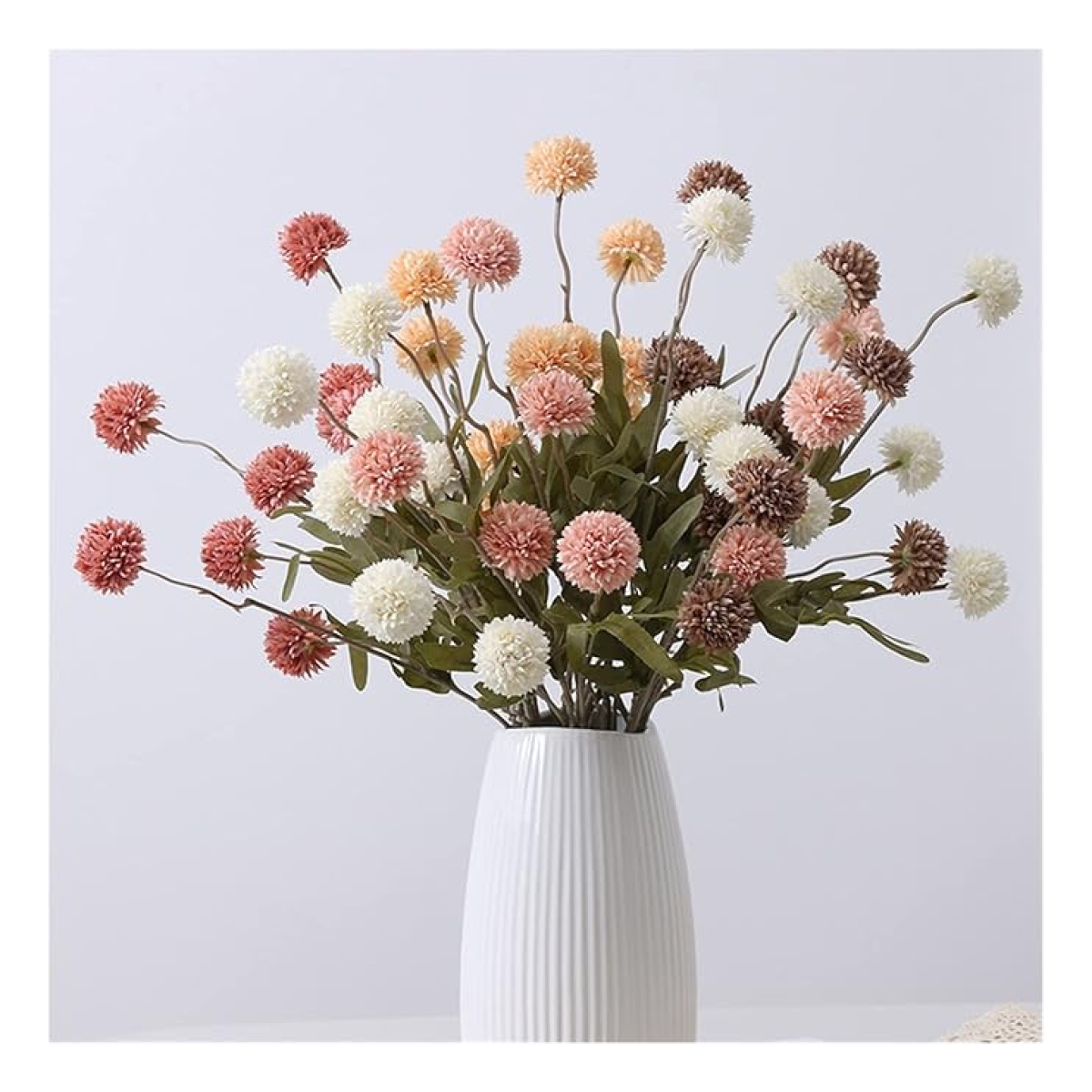 Flores Artificiales Decorativas Varilla Diente De Leon - Imagen 28