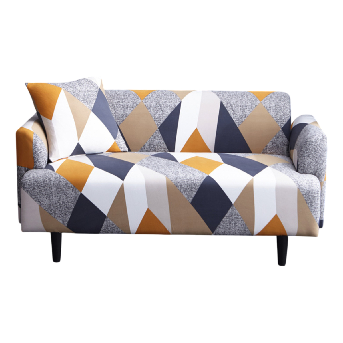 Funda Cubre Protector Sillon Sofa 2 Cuerpos Diseño Estampado - Imagen 5