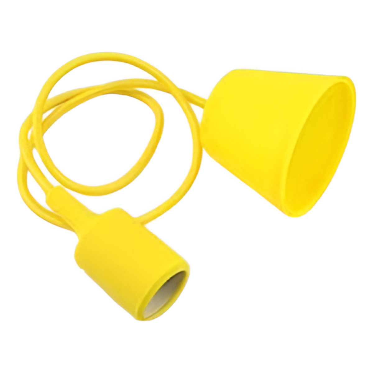 Colgantes Moderno Silicona Cable Textil 1mt Apto Led Vintage - Imagen 20