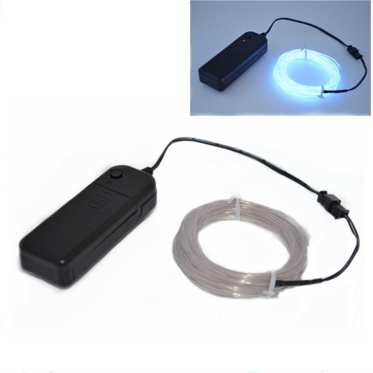 Luz Led Neon Decoracion Cotillon Fiestas Ropa Auto 2 Metros - Imagen 2
