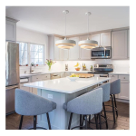 Lámpara Techo Colgante Moderna 3 Niveles Led Estilo Nórdica - Imagen 6