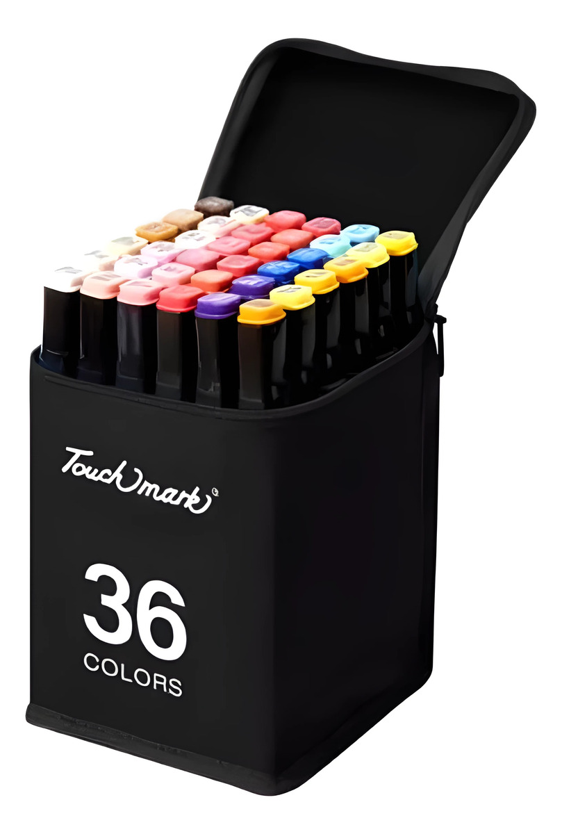 d_733228-mlu81785079881_012025-f.jpg Set De 36 Marcadores Doble Punta Surtidos En Caja - Imagen 1