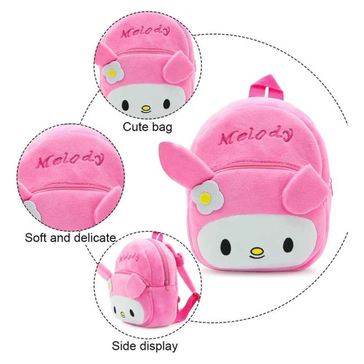 Mochila Preescolar Peluche Infantil Niño Varios Diseños - Imagen 10