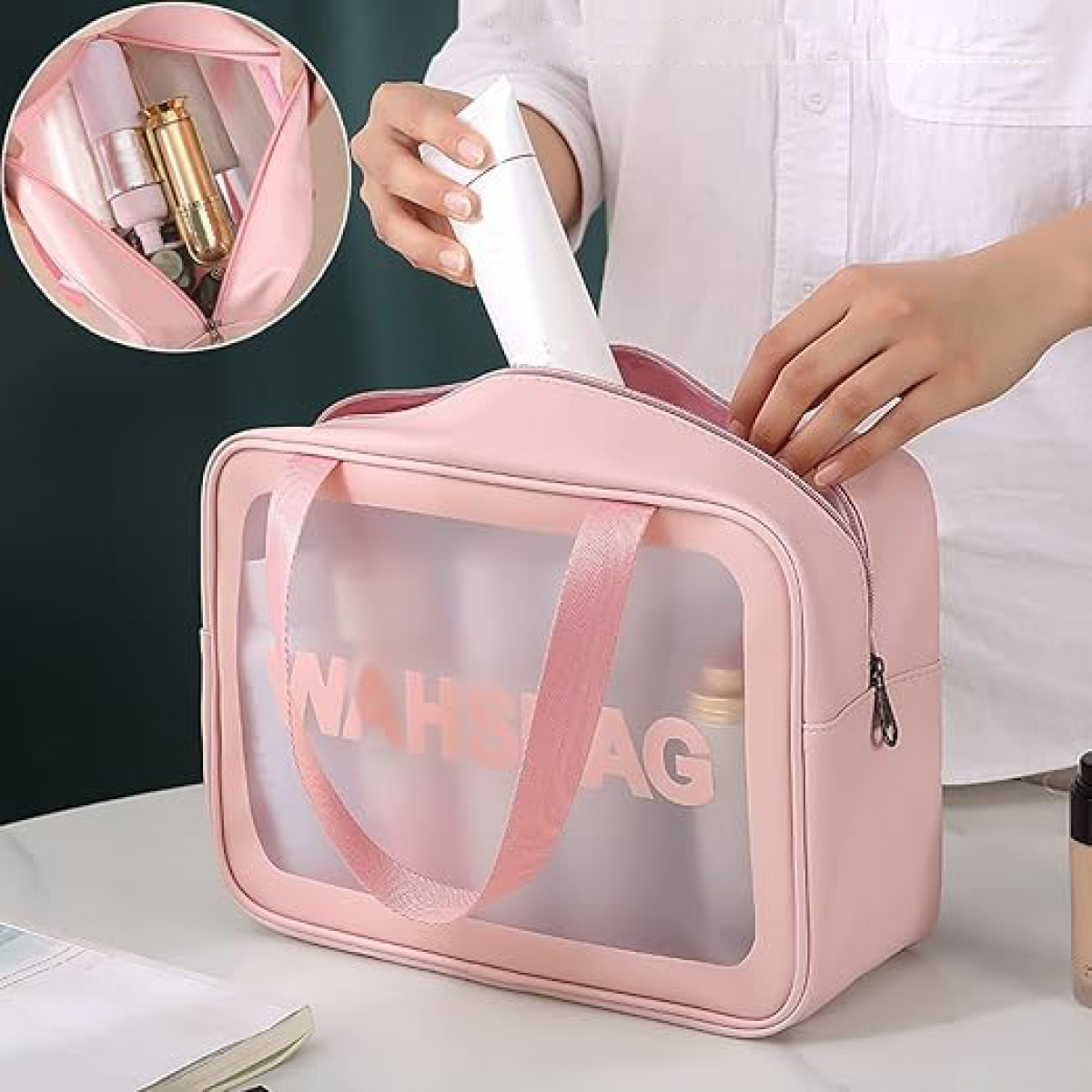 Neceser Organizador Cosmeticos Resistente Al Agua - 30x21 - Imagen 8