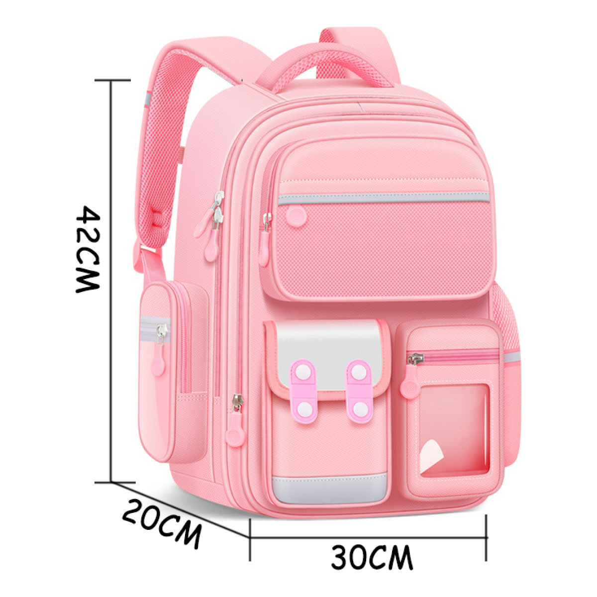 Mochila Infantil Escolar Moda Con Colgante Varios Bolsillos - Imagen 6