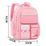 Mochila Infantil Escolar Moda Con Colgante Varios Bolsillos - Imagen 6