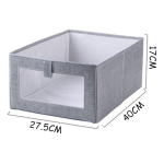 Caja Organizadora Ropa Con Ventana Grande 40x27.5x17 Cm - Imagen 2