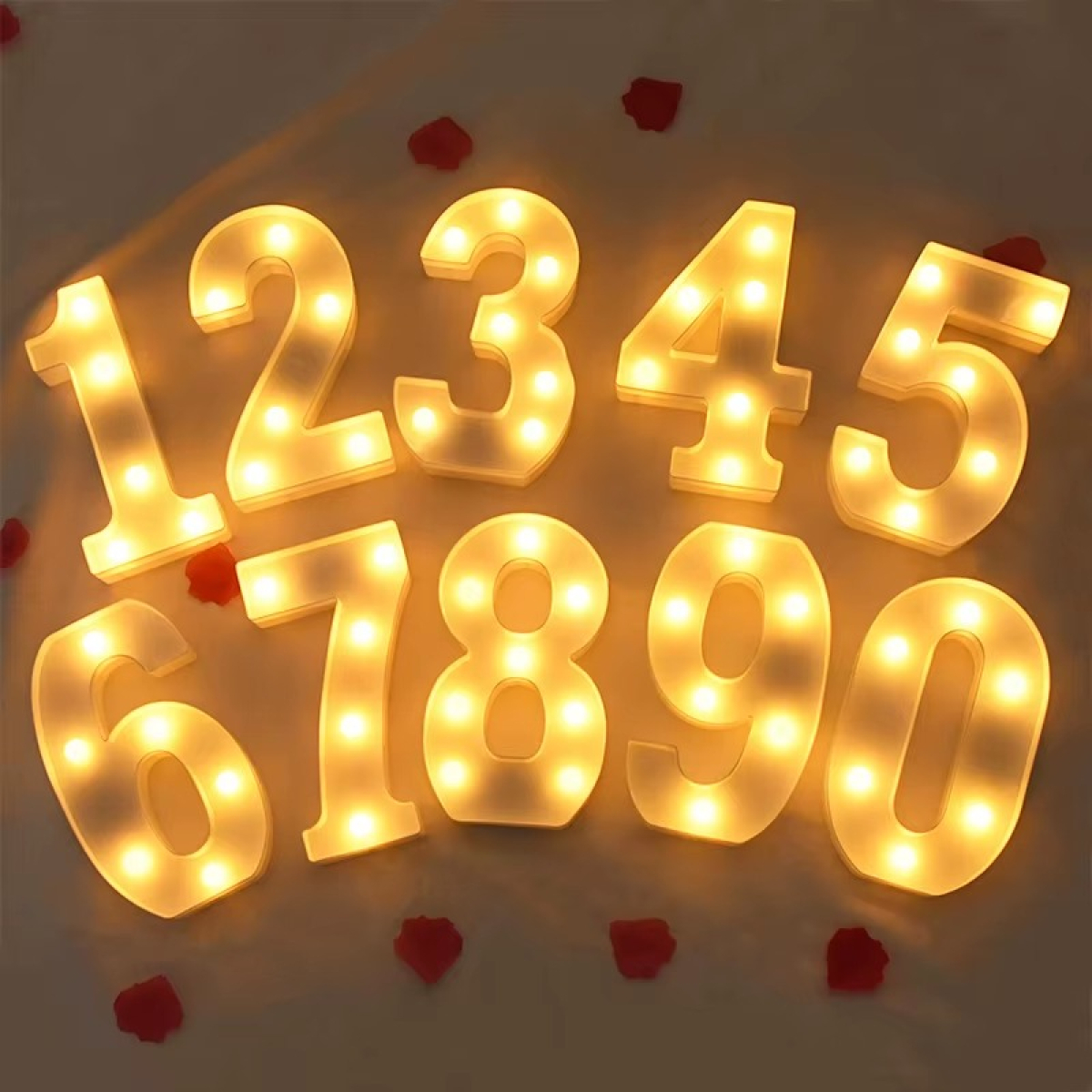 Numeros Luces Led Light Decoración Fiestas, Cumpleaños - Imagen 15