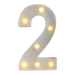 Numeros Luces Led Light Decoración Fiestas, Cumpleaños - Imagen 4