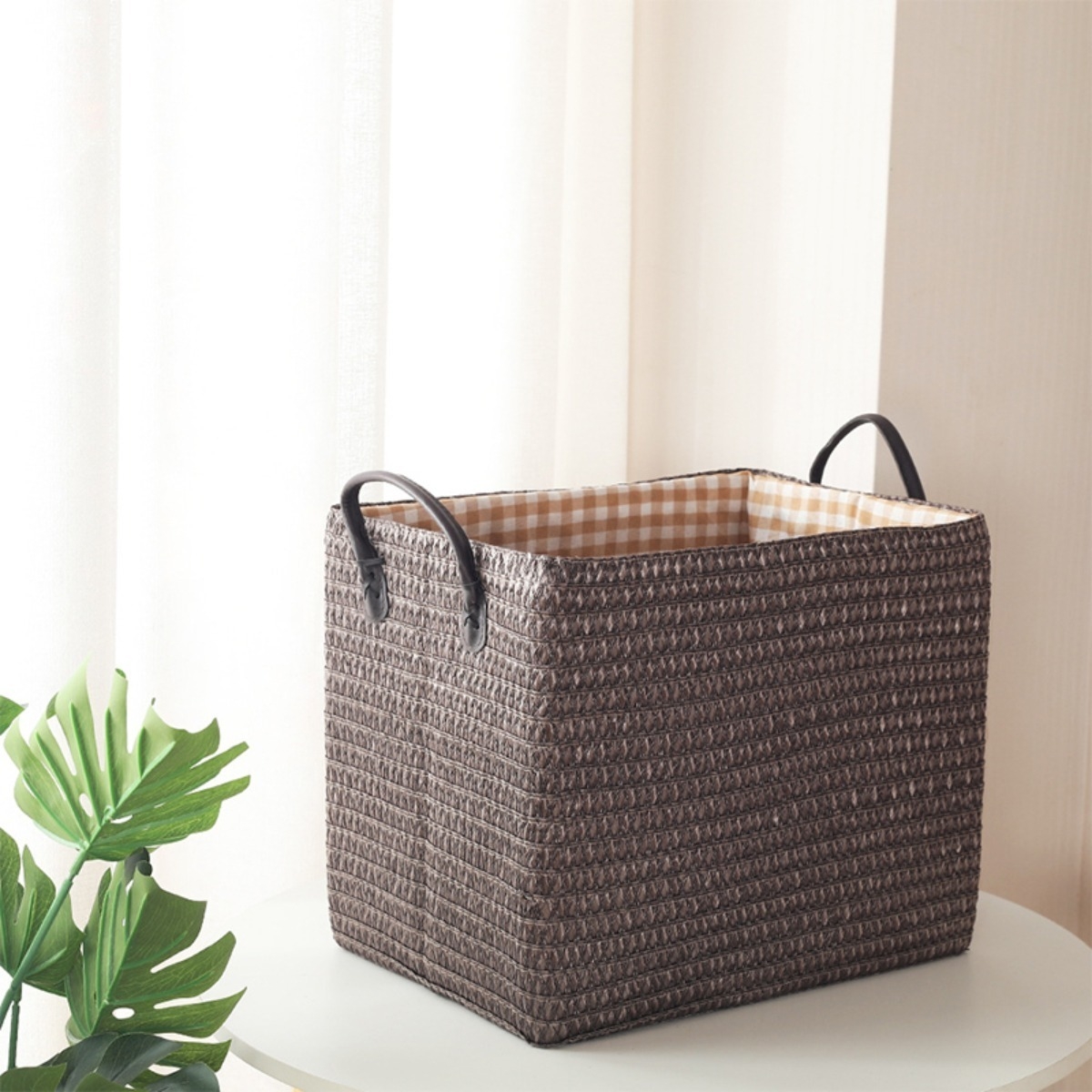 Caja Decorativa Organizadora Con Asas Plegable - Grande - Imagen 5