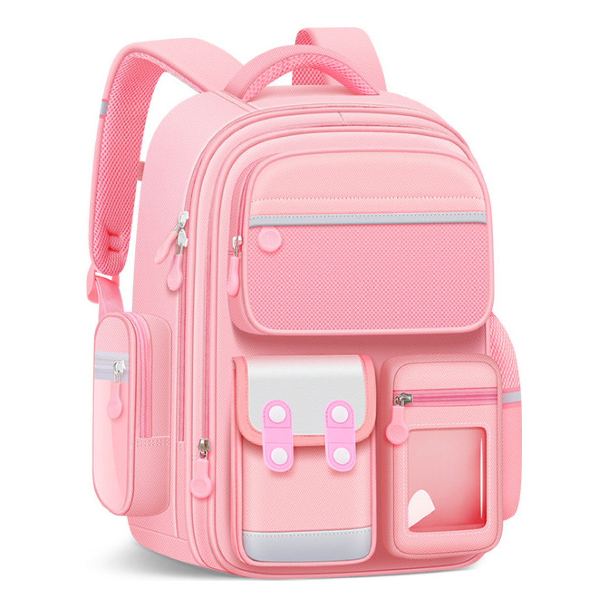 Mochila Infantil Escolar Moda Con Colgante Varios Bolsillos - Imagen 1