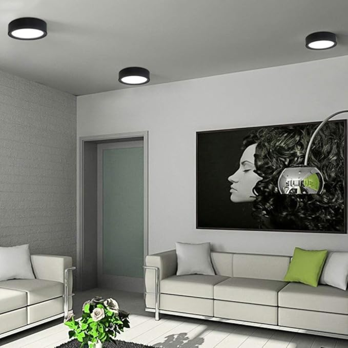 Lampara De Techo Colgante 7w - Imagen 4