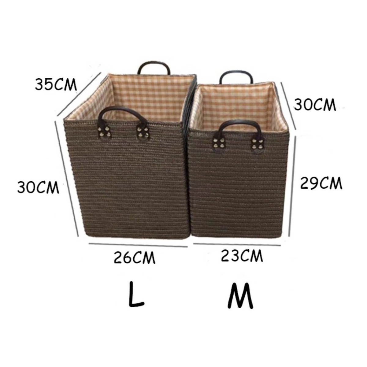 Caja Decorativa Organizadora Con Asas Plegable - Grande - Imagen 17
