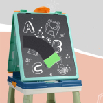 Pizarra Infantil Multifunción Tiza Marcador Y Juegos - Imagen 11