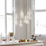 Colgantes Moderno Silicona Cable Textil 1mt Apto Led Vintage - Imagen 16