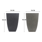 Maceta Cuadrada Para Exterior Texturada Plástico Jardin - Imagen 6