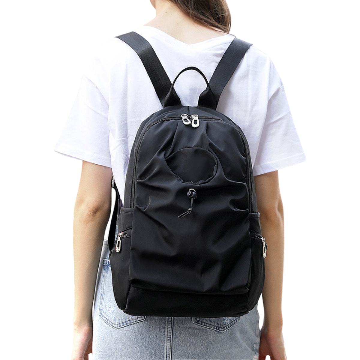Mochila Escolar Viaje Ligera Con Bolsillo Exteriores - Imagen 2