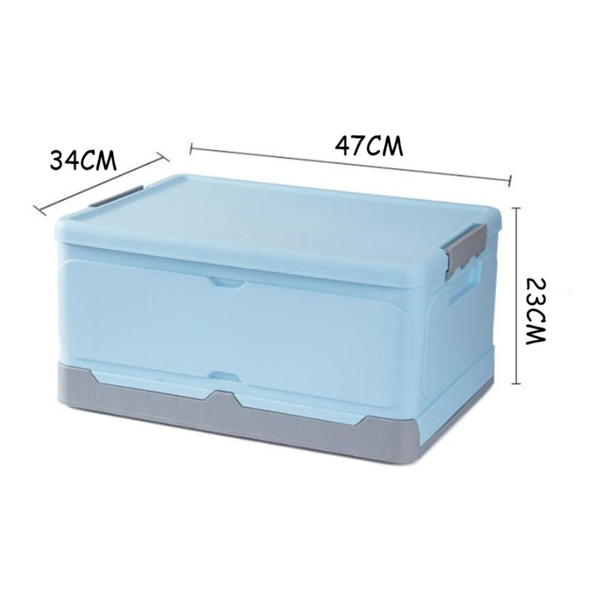 Caja De Almacenamiento Organizacion Con Tapa Y Tranca Grande - Imagen 15