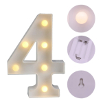 Numeros Luces Led Light Decoración Fiestas, Cumpleaños - Imagen 11