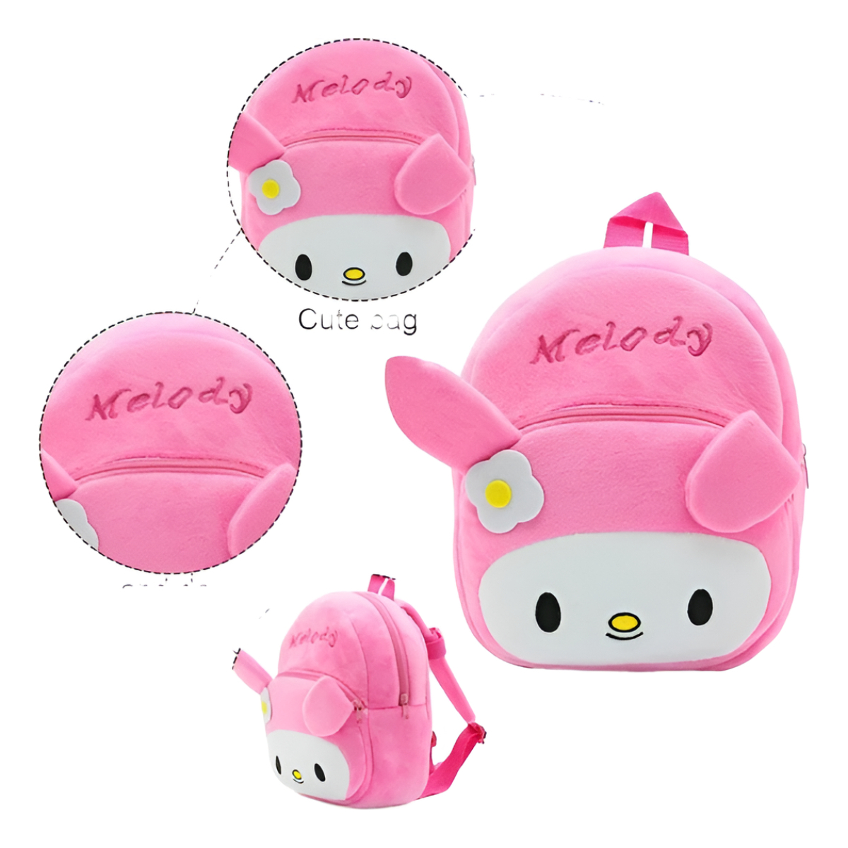 Mochila Preescolar Peluche Infantil Niño Varios Diseños - Imagen 6