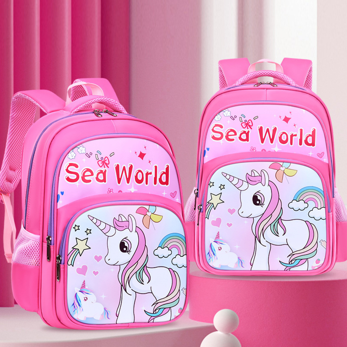 Mochila Infantil Escolar Varios Diseños Niños Niñas - Imagen 4