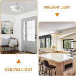 Lámpara Techo Colgante Moderna 3 Niveles Led Estilo Nórdica - Imagen 4