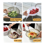 Colador Escurridor Ideal Frutas Y Verduras Filtro Extraible - Imagen 6