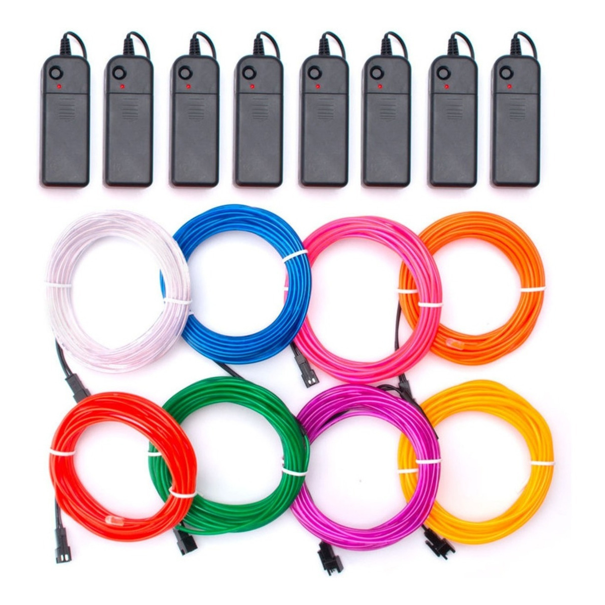 Luz Led Neon Decoracion Cotillon Fiestas Ropa Auto 2 Metros - Imagen 32