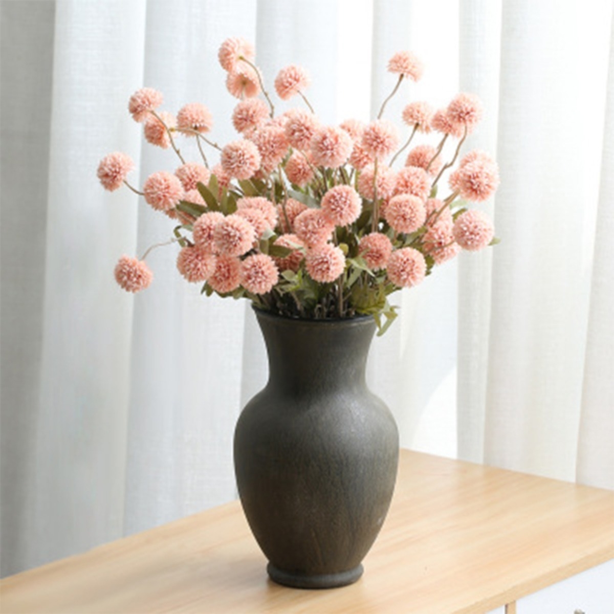 Flores Artificiales Decorativas Varilla Diente De Leon - Imagen 3