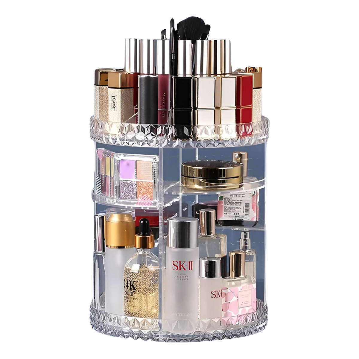 Organizador De Cosmeticos Glam Caddy - Maquillaje Giratorio - Imagen 1
