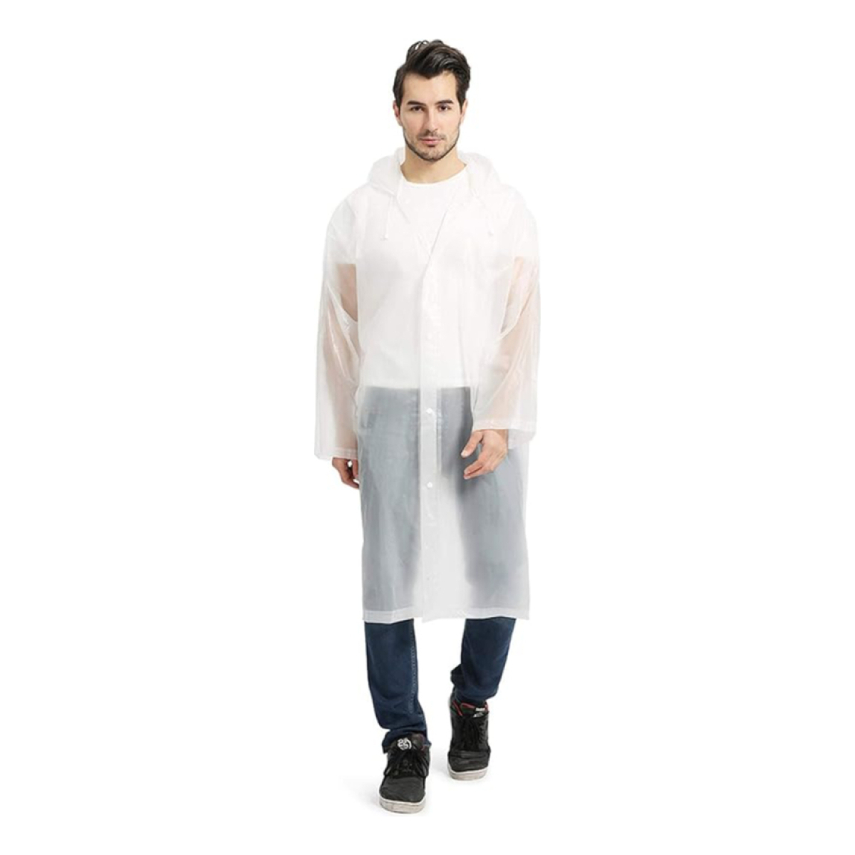 Pilot Botones Chubasquero Para Lluvia Capucha Impermeable - Imagen 1