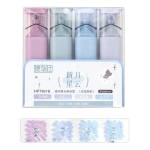 Pack X 4 Resaltadores Pastel Con Glitter Ideal Escolares - Imagen 2