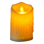 Vela Led Grande Imitación Llama Decoración A Pila 12cm - Imagen 4