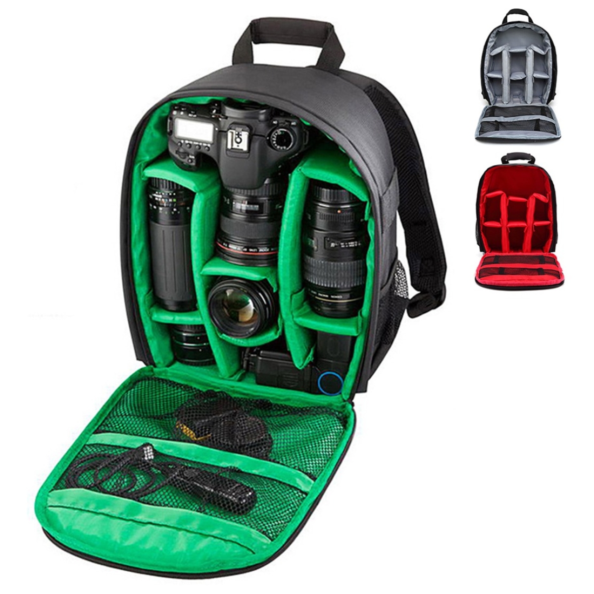 Mochila Bolso Para Cámara Estuche Viaje Canon Nikon - Imagen 7