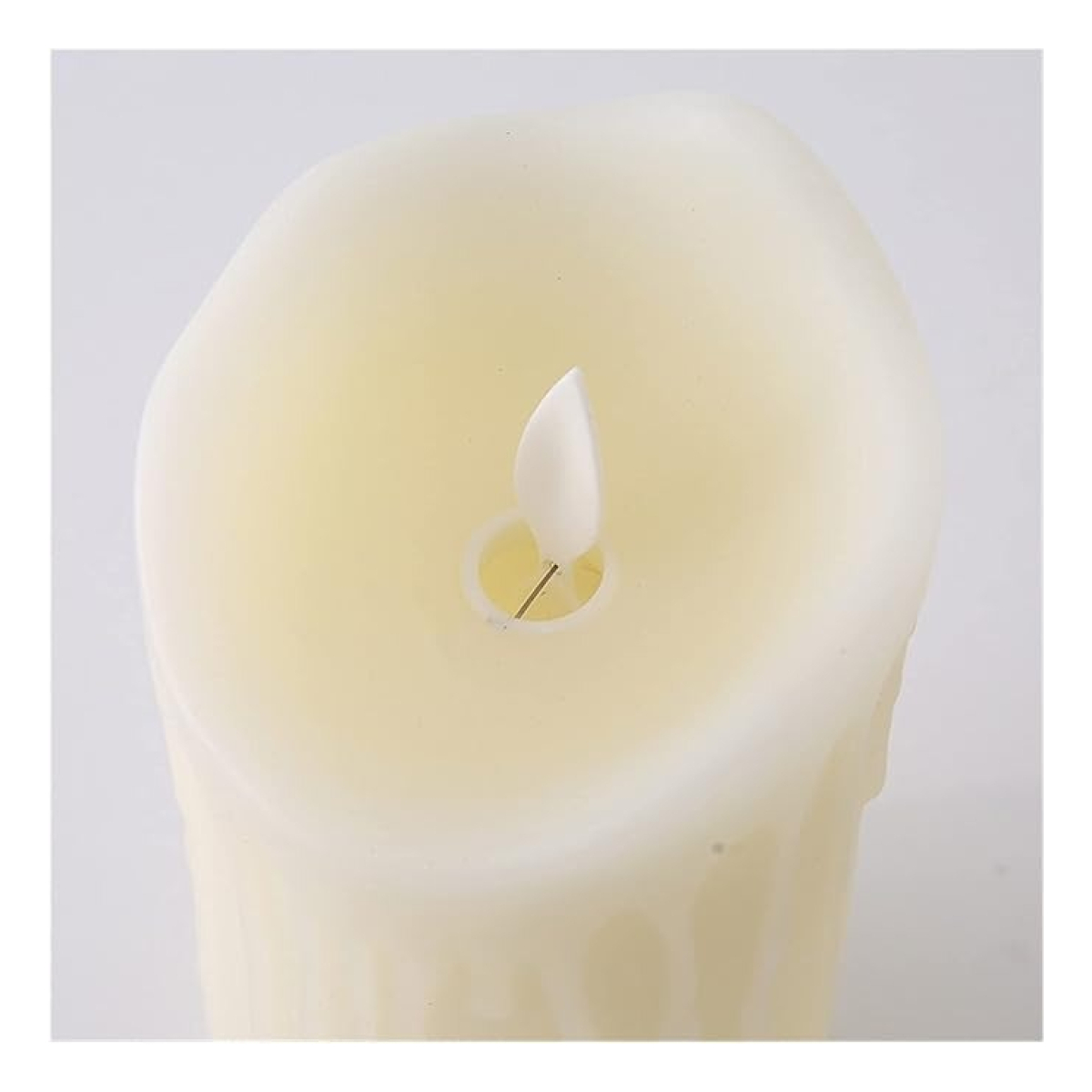 Vela Led Grande Imitación Llama Decoración A Pila 12cm - Imagen 2