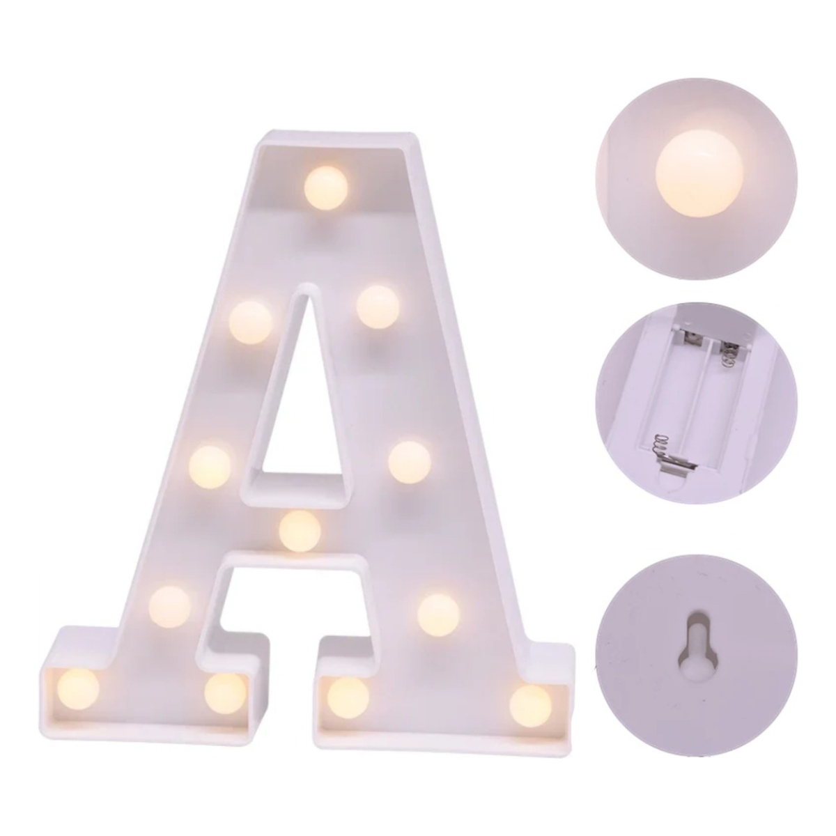 Letras Y Numeros Led Corporeas Decoracion Fiestas Luces - Imagen 2