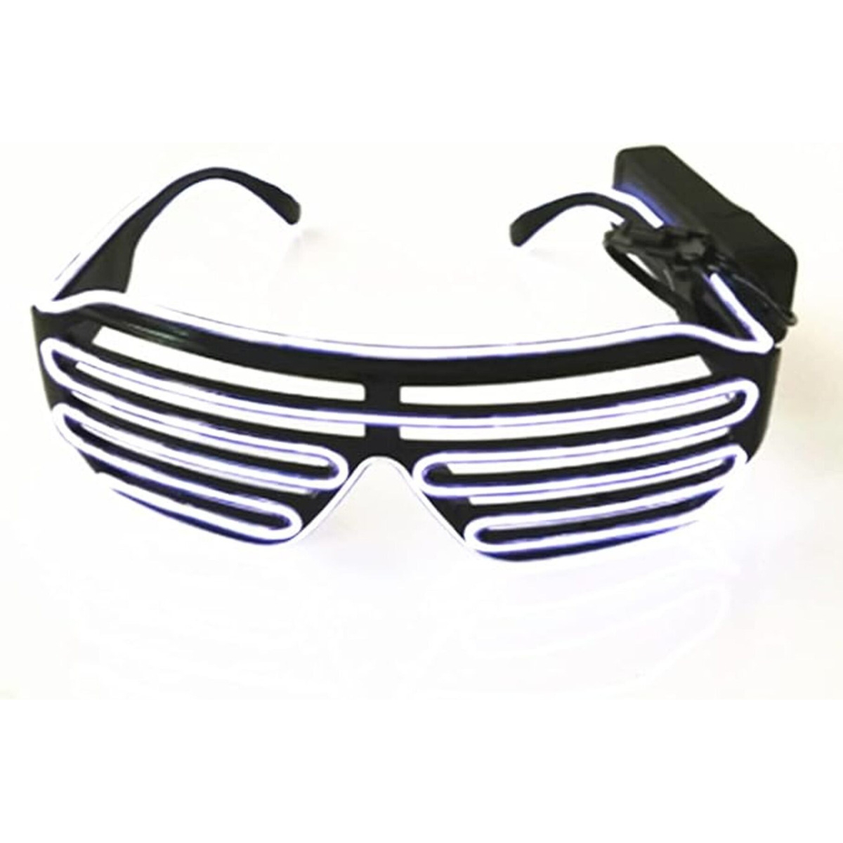 Lentes Led Neon Fiestas Electronica Rave Bodas A Pila - Imagen 5
