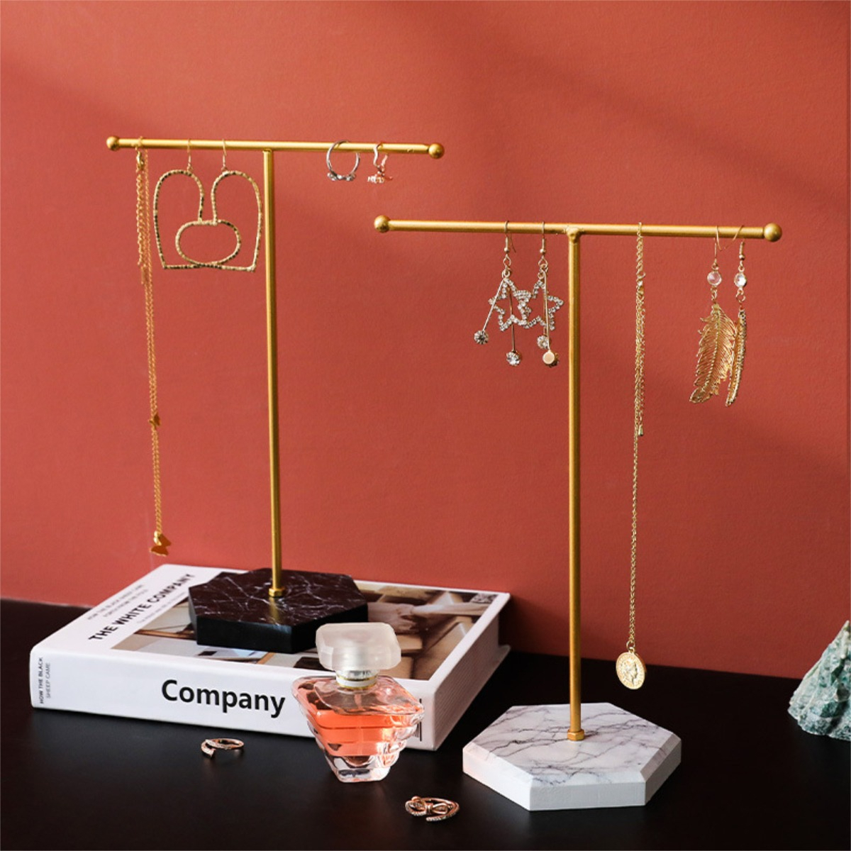 Organizador De Collares Joyería Para Colgar En T - Imagen 11
