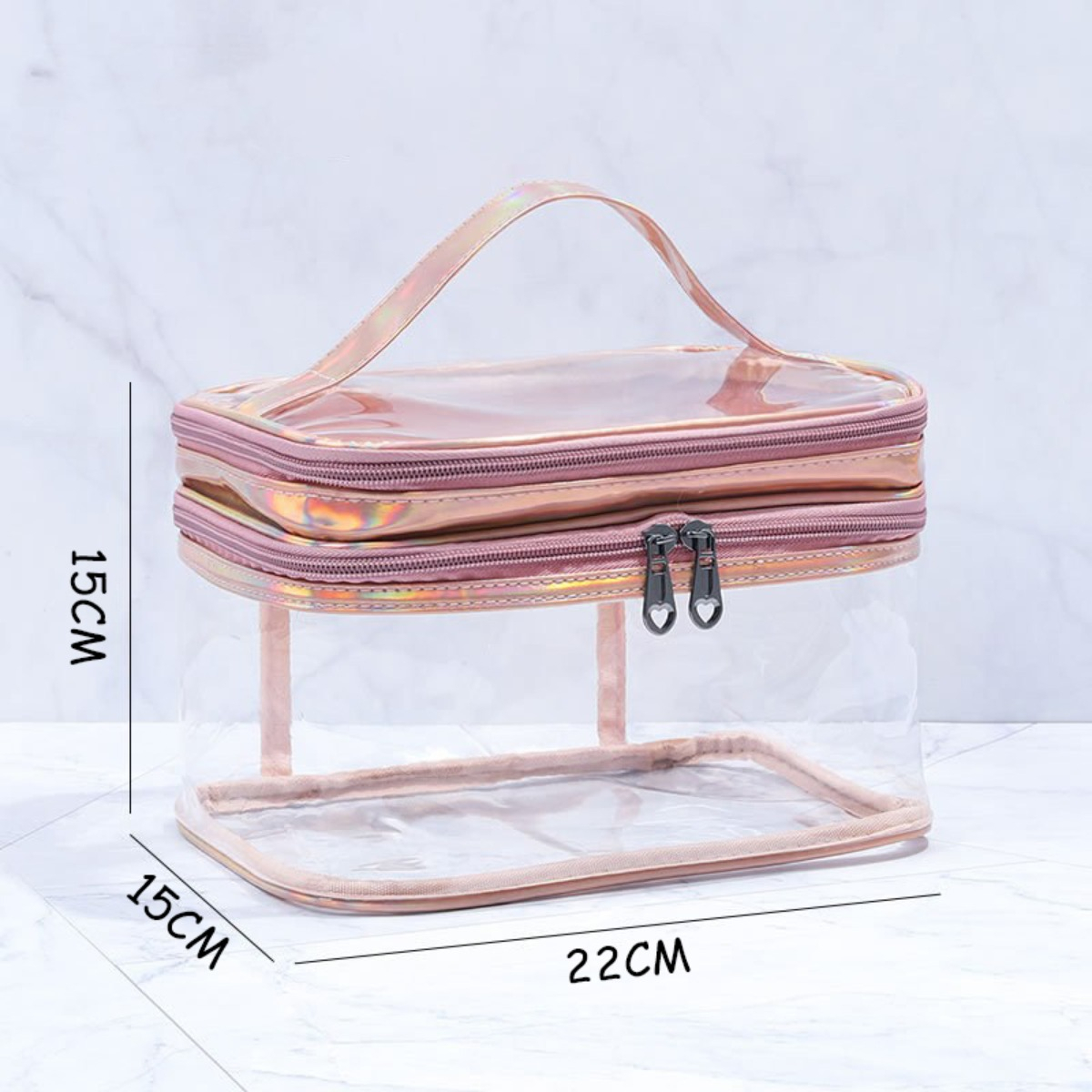Neceser Organizador Cosmeticos Resistente Al Agua Doble Capa - Imagen 32