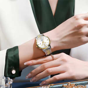 Reloj Ultrafino Con Numero Romanos De Acero Inoxidable, foto 4