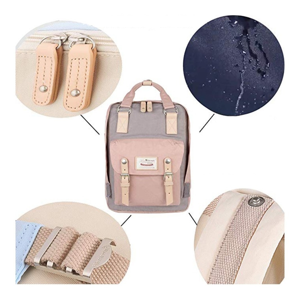 Mochila Doughnut Urbana Moda Bolsillo Laptop Calidad - Imagen 44