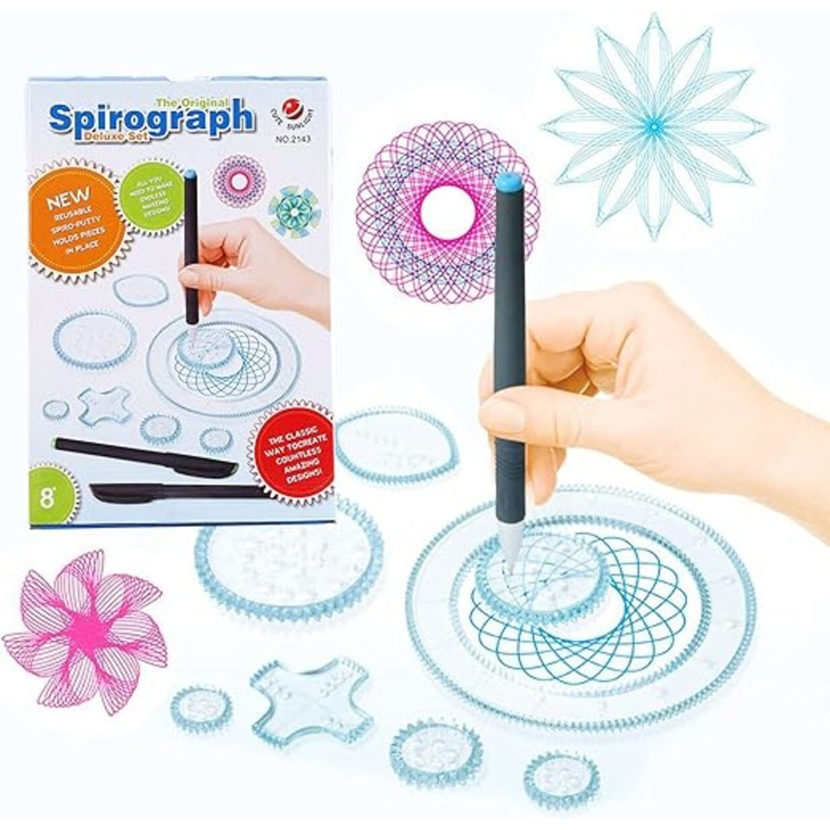 Juguete Espirografo De Alta Precision Varios Diseños - Imagen 1