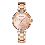 Reloj Mujer Mini Focus Cuarzo Ultrafino Acero Plata 30cm