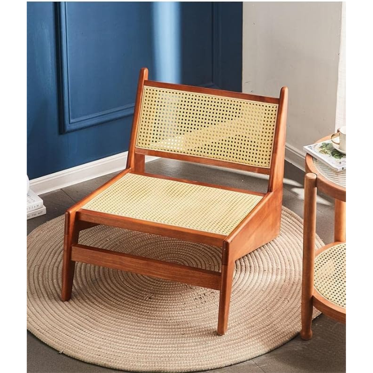 Butaca Silla De Madera Para Living Poltrona Inclinada - Imagen 4